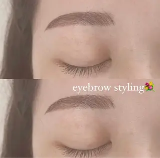 アイブロウ 似合わせ ワンホン 束感まつ毛 西本町のマツエク・マツパデザイン