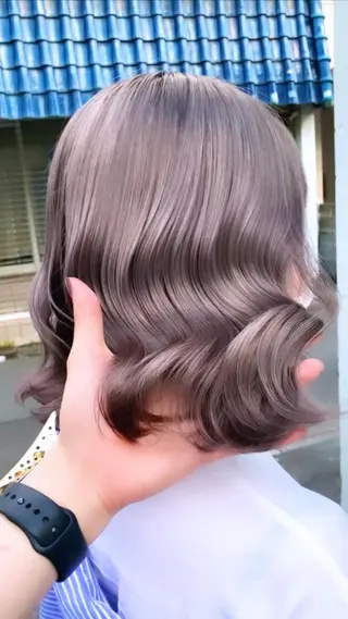 ミディアム カラー パーマ ヘアアレンジ 🌈インナーカラー ‘ショウマ’🌈のヘアスタイル