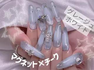 ネイル 長さだし専門店 M2　rikaのネイルデザイン