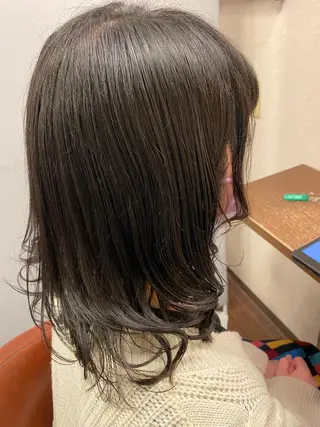 ミディアム liL  hair サトウリョウタのヘアスタイル