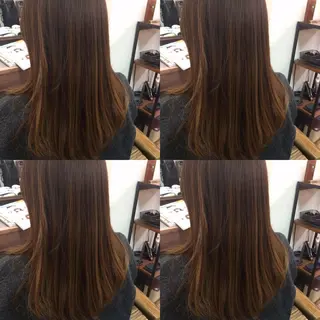 ミディアム セミロング カラー 🟦髪質改善6年 💊YAMAMOTOのヘアスタイル