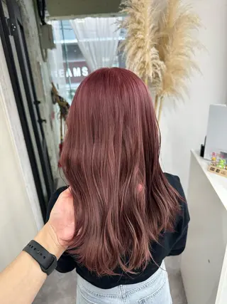 セミロング カラー 久米 治仁のヘアスタイル