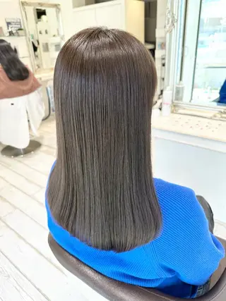セミロング 縮毛矯正専門 金井佳祐のヘアスタイル