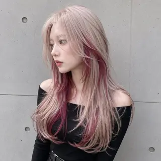 ロング 【韓国×ハイトーン】 🇰🇷SOGO🩶のヘアスタイル