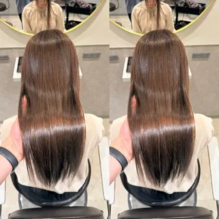 セミロング カラー eN° by youres hair 銀座店所属・髪質改善カラー/銀座 /縮毛矯正/森田のヘアスタイル