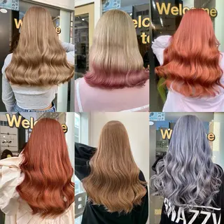 ロング カラー パーマ ヘアアレンジ メンズ キッズ ネイル マツエク・マツパ アイブロウ 🤍韓国風レイヤー/ 艶髪🤍鳥越美羽のヘアスタイル