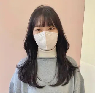 セミロング ❤︎︎韓国ヘア❤︎︎ 𝑺𝒉𝒊𝒉𝒐のヘアスタイル