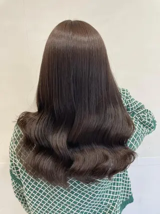 ミディアム カラー ヘアアレンジ キッズ マツエク・マツパ 髪質改善カラー🦋 田村のヘアスタイル