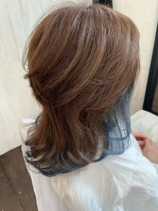 ミディアム 紙屋 隼人のヘアスタイル
