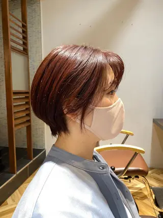 ショート カラー 美髪改善・レイヤー tadasuke⭐️のヘアスタイル