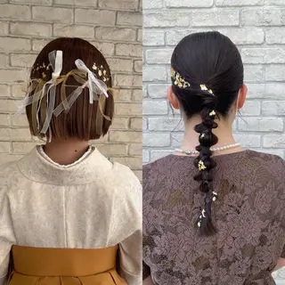 セミロング ヘアアレンジ 🌴aoi. / 海外style🌴のヘアスタイル