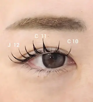 マツエク・マツパ EYE 405 Mikaのマツエク・マツパデザイン