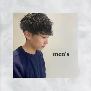 パーマ メンズ apish パーマ/夏琳🌻のヘアスタイル