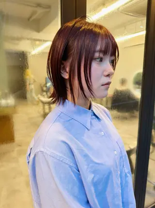 ショート カラー Flamme Annaのヘアスタイル