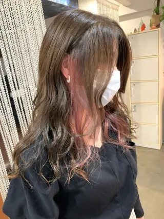 セミロング yoshihara yuukiのヘアスタイル