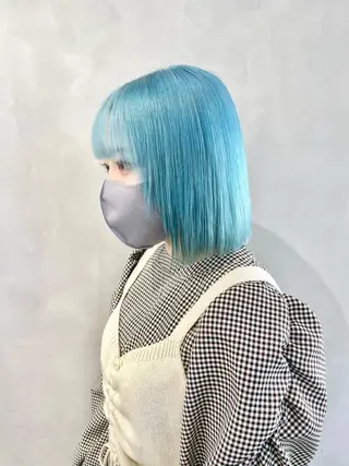 ショート カラー ハイトーン×レイヤー ／遠藤将太のヘアスタイル
