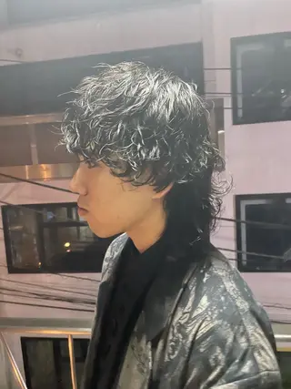 ショート 🔥コテ巻き風 ボブパーマ🔥のヘアスタイル