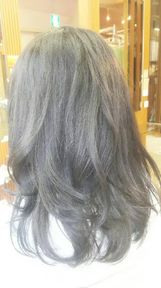 セミロング カラー 脇田 雄大のヘアスタイル