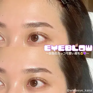 アイブロウ WHITELASH 🤍KANAの眉毛・アイブロウイメージ