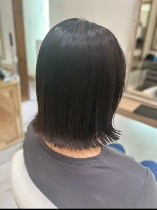 ショート カラー 縮毛矯正/髪質改善/ 艶髪ササキナツミのヘアスタイル