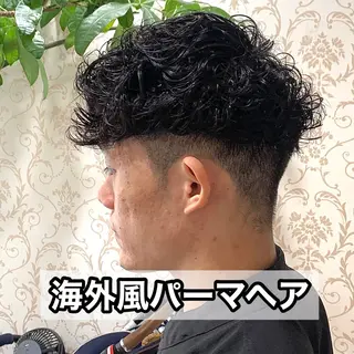 ショート パーマ メンズ メンズパーマ&メンズ 縮毛矯正/平野/渋谷のヘアスタイル