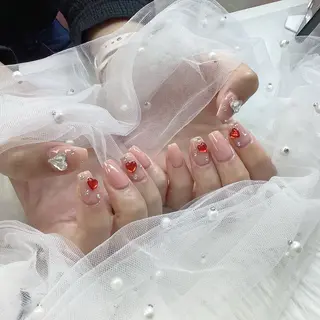 ネイル パーツ全部¥110 サロンミミのネイルデザイン