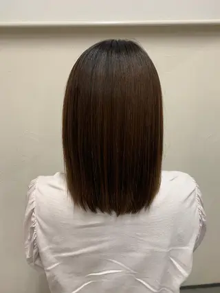 ミディアム パーマ 三好 羽美のヘアスタイル