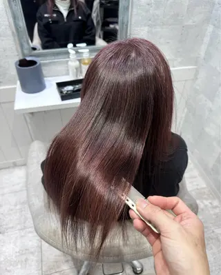 ロング カラー 西山 将太のヘアスタイル