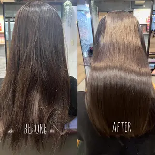 セミロング カラー 当日予約OK⭕️ 佐藤太一のヘアスタイル