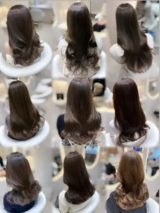 ロング カラー 上品♡韓国レイヤー ‎🤍のの‎🤍のヘアスタイル