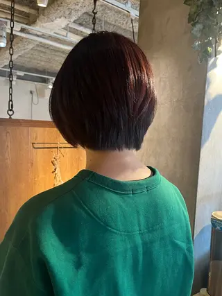 ショート カラー 韓国好き🇰🇷 美容師MIKUのヘアスタイル