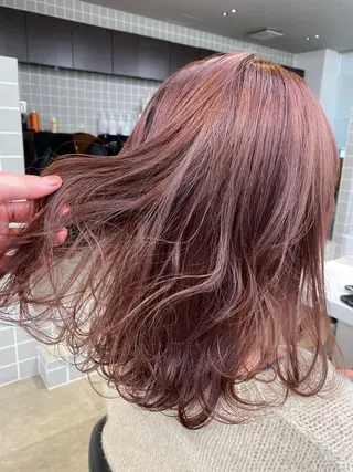 ミディアム カラー ヘアアレンジ Alea by  little横浜所属・💞あざと可愛い💞 児玉大地のヘアスタイル