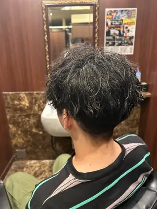 パーマ 田場 彪太郎のヘアスタイル