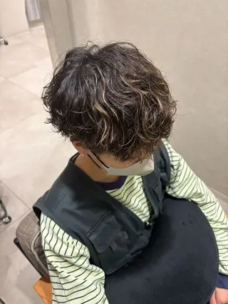 ショート パーマ 💜N°大分💜 三浦のヘアスタイル