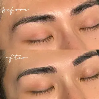 メンズ アイブロウ HBL眉毛&フェイス WAX専門ハルヒラリの眉毛・アイブロウイメージ