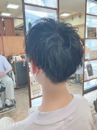ショート メンズ 中尾 柊斗のヘアスタイル