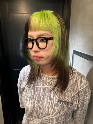 ミディアム カラー デザイン/アレンジ ❤︎イシイレイのヘアスタイル