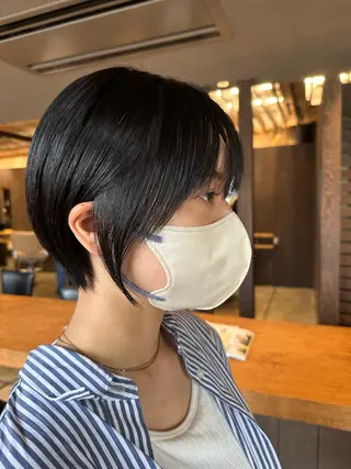 ショート カラー 似合わせ松本 容政のヘアスタイル