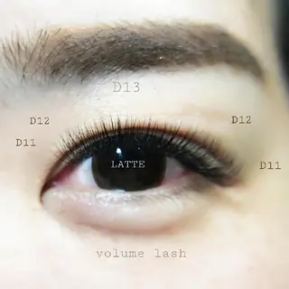 マツエク・マツパ LATTE eyelashのマツエク・マツパデザイン
