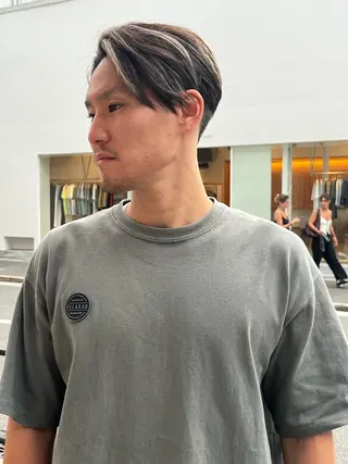 ショート カラー メンズ 艶髪color💎髪 質改善ストレート大吉のヘアスタイル