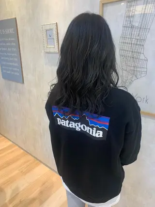 セミロング カラー mu ku.のヘアスタイル