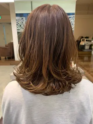 セミロング ✨髪質改善✨ /しみちゃん【清水】のヘアスタイル