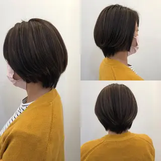 カラー ツノガイ エリのヘアスタイル