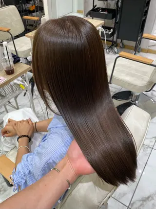 カラー hina☺︎ 髪質改善/ストレートのヘアスタイル