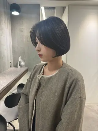 ショート カラー ヘアアレンジ 🫧umu.🫧韓国 /レイヤー/ハッシュのヘアスタイル