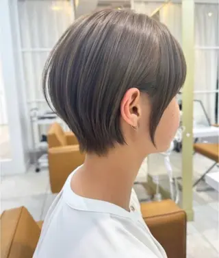 ショート 中顔面短縮 顔まわり新田大翔のヘアスタイル