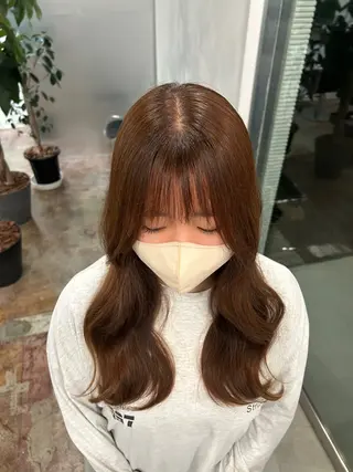 カラー 大澤 菜奈子のヘアスタイル