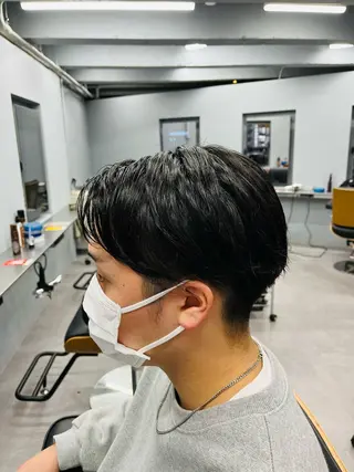 ショート メンズ 池袋メンズパーマ フェード純平のヘアスタイル