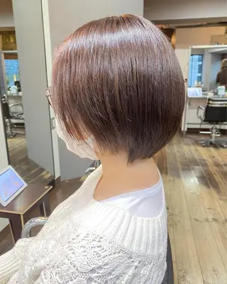 ショート カラー ヘアアレンジ ✨前田 優・2拠点✨ ✨恵比寿・札幌店✨のヘアスタイル