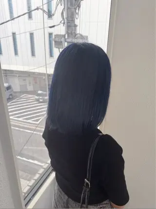 セミロング カラー 三原 賢二 【縮毛矯正】のヘアスタイル